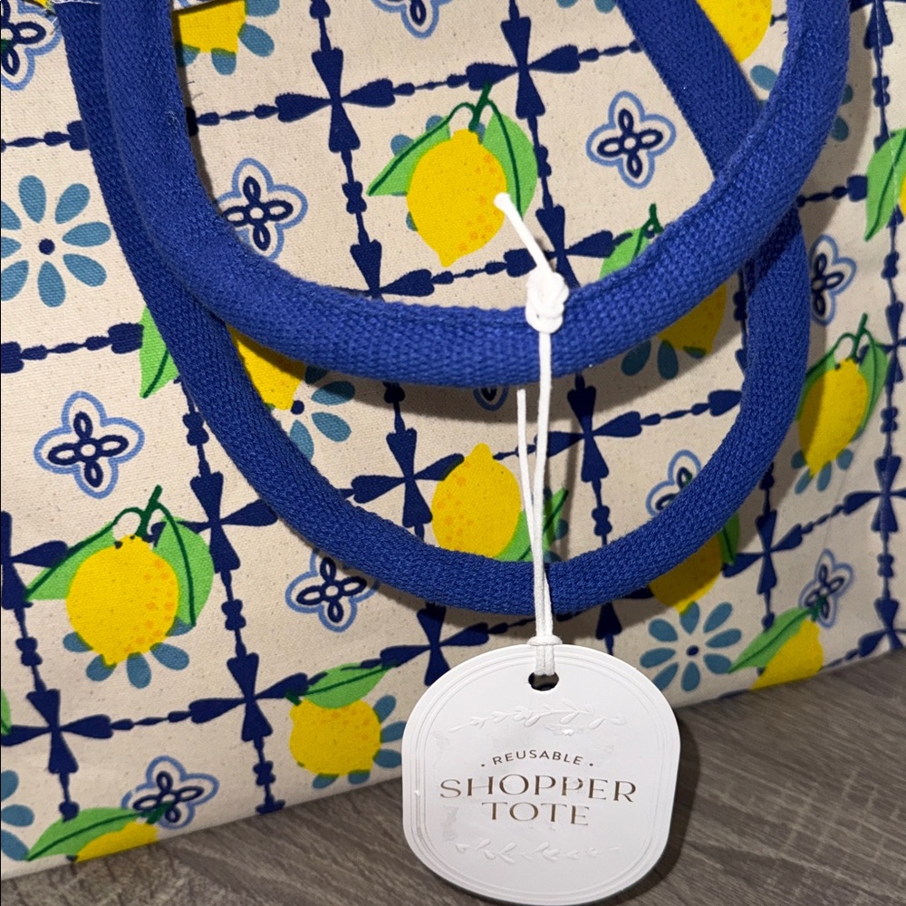 Canvas Lemon Tote Bag - Picture 6 of 11